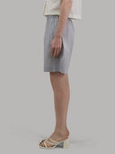 Pants woman xacus stripe linen blue_2