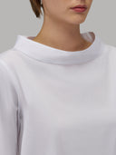 Blouse woman xacus solid colour poplin white_2