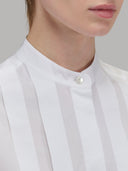 Shirt woman xacus solid colour poplin white_2