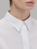 Shirt woman xacus solid colour poplin white_2