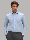 Shirt man xacus solid colour jersey sky blue_3