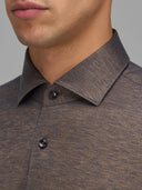 Shirt man xacus solid colour jersey brown_2