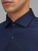 Shirt man xacus solid colour jersey dark blue_2