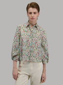 Shirt woman xacus pattern muslin multicolour_1