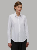 Shirt woman xacus solid colour twill white_1