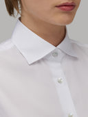 Shirt woman xacus solid colour poplin white_2
