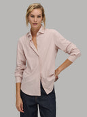 Shirt woman xacus solid colour textured vintage rose_1