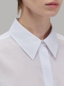 Shirt woman xacus solid colour muslin white_2