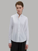 Shirt woman xacus solid colour twill white_1