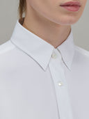 Shirt woman xacus solid colour twill white_2