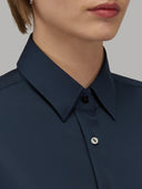 Shirt woman xacus solid colour oxford dark blue_2