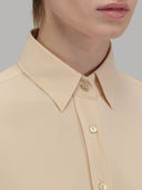 Shirt woman xacus solid colour textured peach pink_2