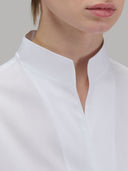 Shirt woman xacus solid colour poplin white_2