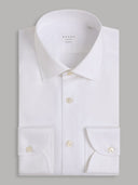 Shirt man xacus solid colour twill white_1