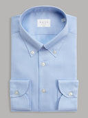 Shirt man xacus solid colour oxford sky blue_1