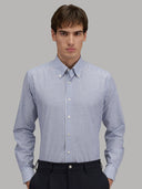 Shirt man xacus stripe poplin dark blue_3