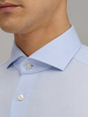 Shirt man xacus pattern textured sky blue_2