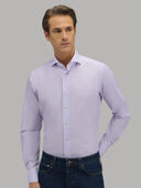 Shirt man xacus stripe poplin lilac_3