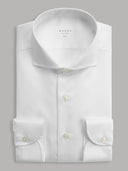 Shirt man xacus solid colour twill white_1