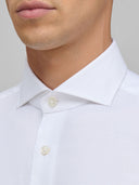 Shirt man xacus solid colour twill white_2
