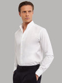 Shirt man xacus solid colour twill white_3