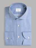 Shirt man xacus solid colour twill blue_1