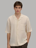 Shirt man xacus solid colour seersucker beige_3