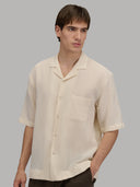 Shirt man xacus solid colour seersucker beige_6