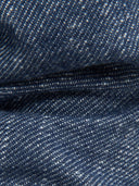 Shirt man xacus solid colour indigo blue jeans_4