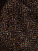 Overshirt man xacus solid colour textured brown_4