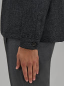 Overshirt man xacus solid colour textured dark grey_5