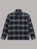 Overshirt man xacus check woven blue_1