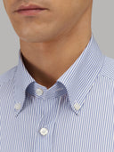 Shirt man xacus stripe poplin blue_2