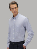 Shirt man xacus stripe poplin blue_3