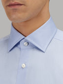 Shirt man xacus solid colour twill deep sky blue_2