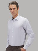 Shirt man xacus solid colour twill grey_3