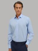 Shirt man xacus solid colour poplin sky blue_3
