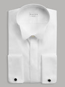 Shirt man xacus solid colour canvas white_1