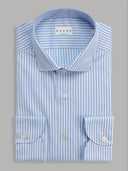 Shirt man xacus stripe poplin light blue_1