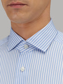 Shirt man xacus stripe poplin light blue_2