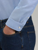 Shirt man xacus solid colour oxford blue_5