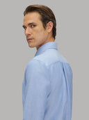 Shirt man xacus solid colour oxford blue_7