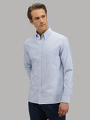 Shirt man xacus stripe oxford dark blue_6