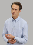 Shirt man xacus stripe oxford dark blue_7
