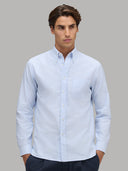 Shirt man xacus stripe oxford sky blue_3