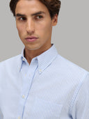 Shirt man xacus stripe oxford sky blue_6