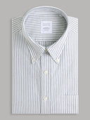 Shirt man xacus stripe oxford green_1
