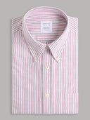 Shirt man xacus stripe oxford red_1