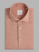 Shirt man xacus solid colour linen peach pink_1