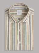 Shirt man xacus stripe linen multicolour_1